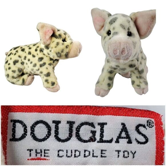 Douglas Cuddle Toy Spotted Pig #1826 Pauline Plush Stuffed Animal Nostalgia 13" - Picture 11 of 11
